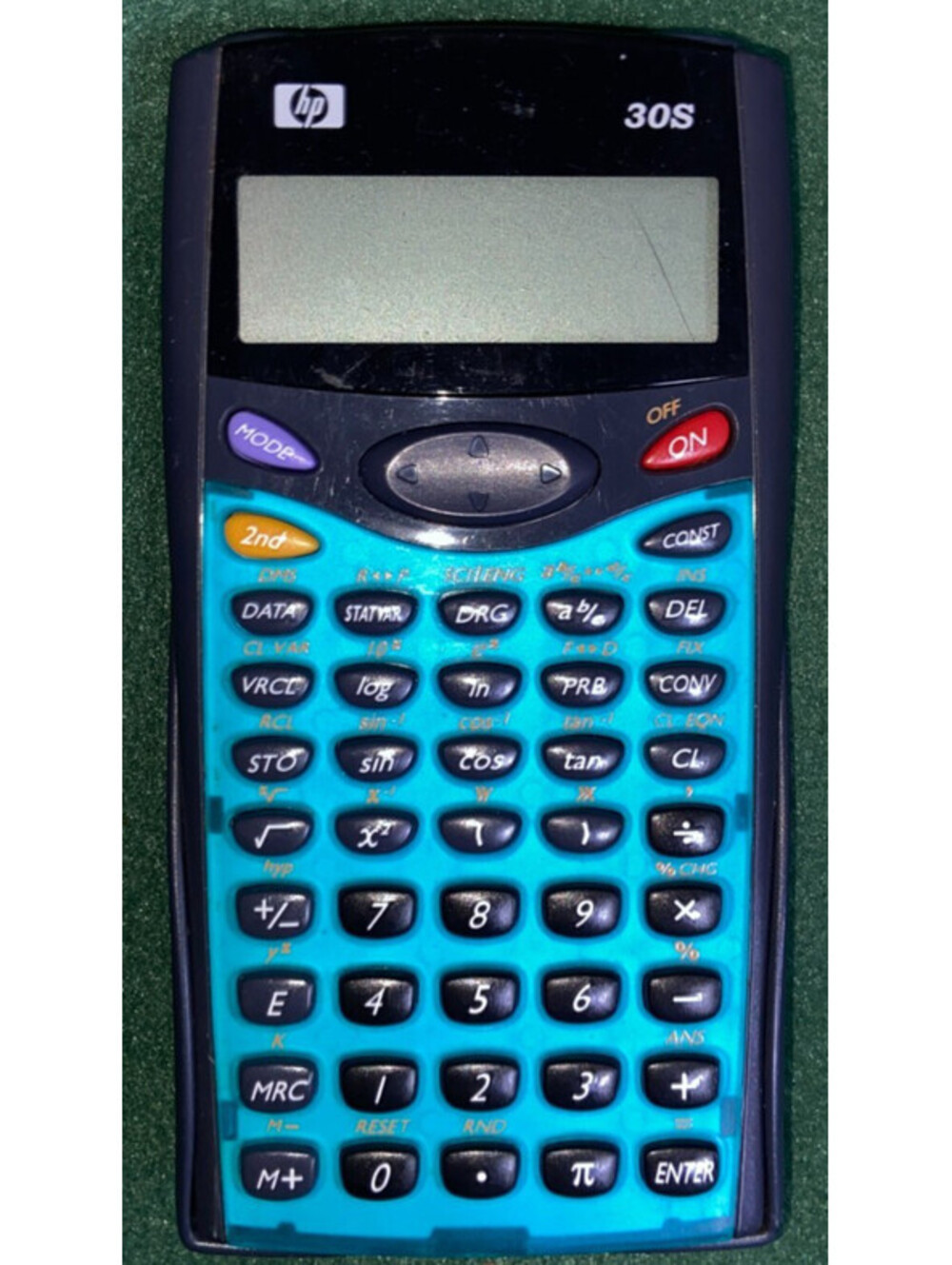 HP 30S Scientific Calculator With Cover And Quick Reference Guide Used